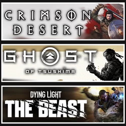 Crimson Desert +Tsushima +The Beast